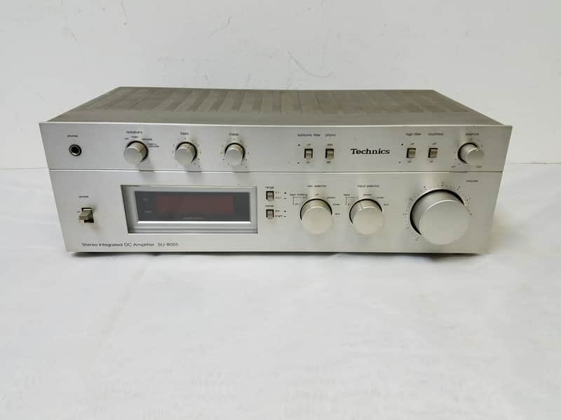 Technics ステレオインテグレーテッドDCアンプ SU-8055 ジャンク Vintage Technics SU-8055 Stereo Integrated DC Amplifier | Reverb