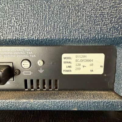 Crate Blue Voodoo 120H BV120H Head Mid 90s - Blue image 3