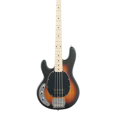 Sterling RAY4 Left-Handed Bass Guitar Vintage Sunburst image 2