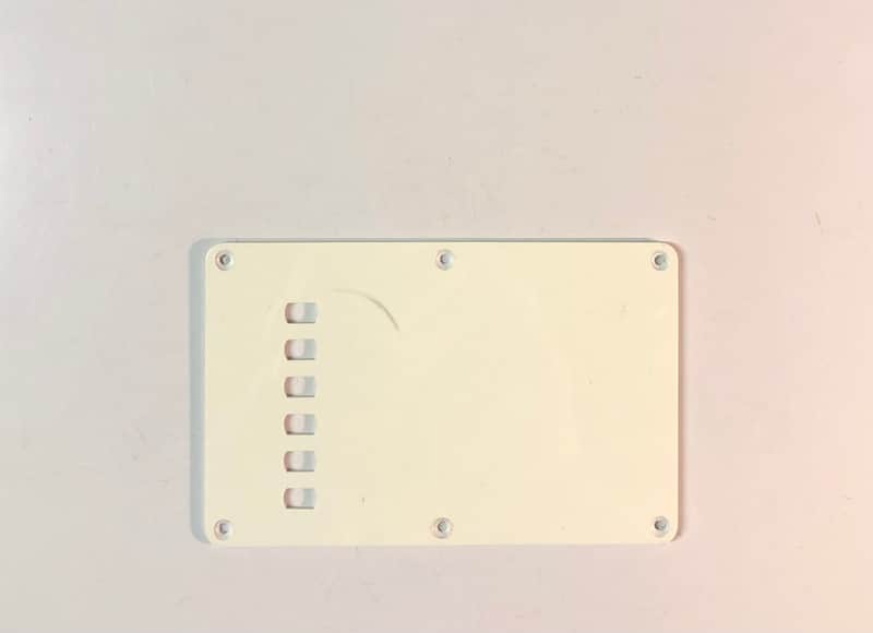Stratocaster Style Back Plate Cover - 2000’s - Aged White image 1