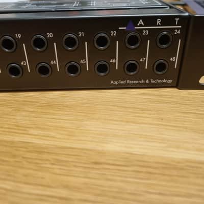 ART P48 Rackmount 48-Point Balanced TRS Patchbay 2019 - Present - Black image 3