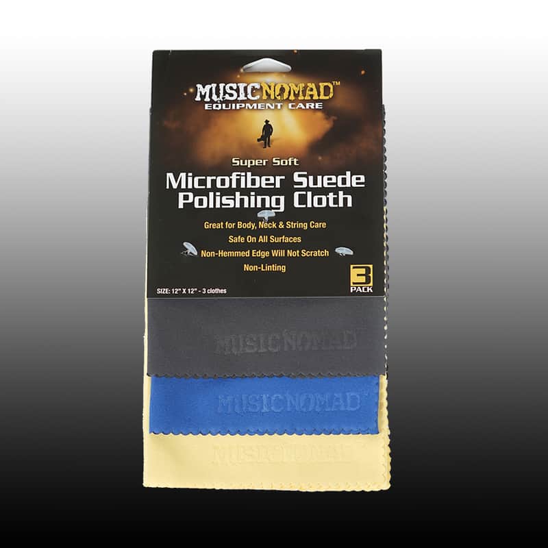 Music Nomad MN203 Super Soft Edgeless Suede Polishing Cloths (3) image 1