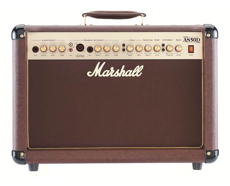 Marshall AS50D 2x8 50-Watt Acoustic Combo Guitar Amplifier image 1