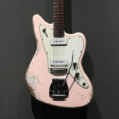 Made to Order - FRANCHIN Neptune guitar Relic Aged 100% Nitro Lacquer (Sunburst/ Black/ White/ Blue/ Green/ Yellow/ Red/ Pink/ Burgundy/ Purple/ Gold/ Silver, etc.) Offset Jazzmaster Style Made in Italy image 14