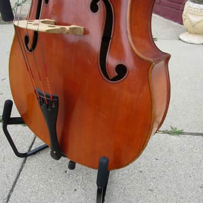 Kay Kraftsman 3/4 Upright Bass 1945 B-385 Chubby Jackson model aka Switch Master Pickup SE Michigan image 5