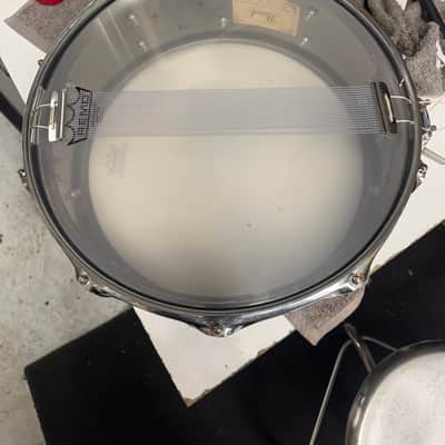 Pearl CS1450 Chad Smith Signature 14x5" Steel Snare Drum 2010s - Black Nickel image 7
