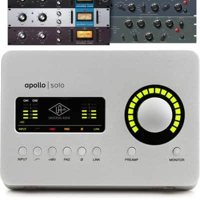 Universal Audio Apollo Solo Heritage Edition USB-C Audio Interface with UAD DSP (ApolloSUSBCHEd2) image 1