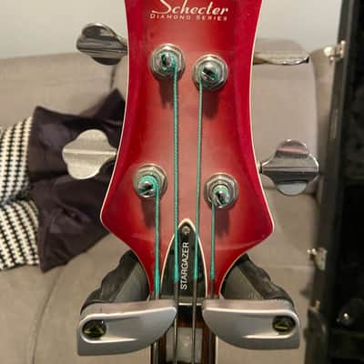 Schecter Diamond Series Stargazer Bass 2000s - Crimson Ghost image 3