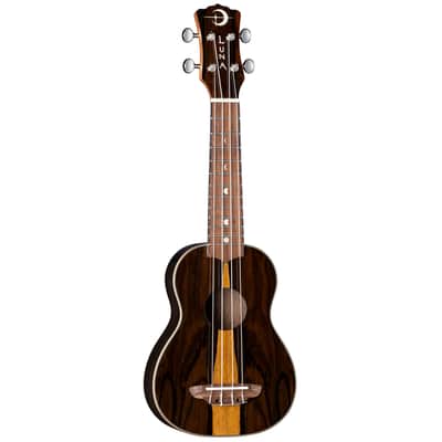 Luna Uke Ziricote Soprano Ukulele NEW w/ Gig Bag, UKE ZIRI S image 1