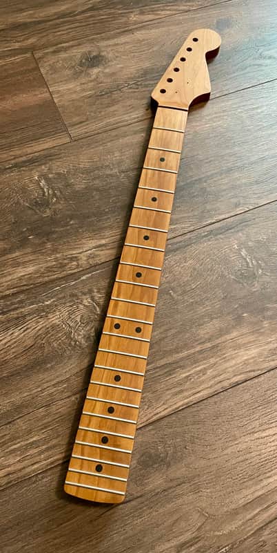 Warmoth Roasted Maple Stratocaster Neck Lic. by Fender image 1