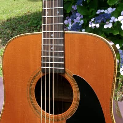 1973 Hand Made K Yairi YW400 Acoustic Guitar, very early model+Hard Case image 3