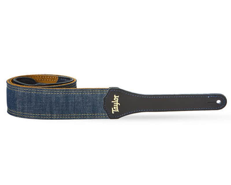 Taylor 4301-20 Blue Denim Strap Gold Logo image 1