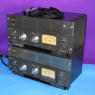 Available July 1st Matched Stereo Pair Early AKAI 2 M-7 Tube Mic Preamp &Tube.Direct In - Nu 20db Varipad- Mic Trans & Custom Cases image 3