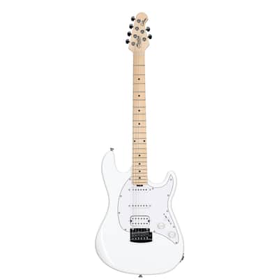 Sterling Intro Series Cutlass HSS Electric Guitar, Canvas White image 3