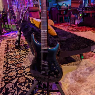 Fender Heartfield EX1 1989 MIJ Fujigen - EX-1 Black Pearl Burst Gotoh Floyd Rose Made in Japan image 18