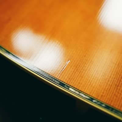 1974 Takamine Elite TW-50 – Made in Japan | Solid Top | Good Condition | Hard Case | Abalone Fascia image 8
