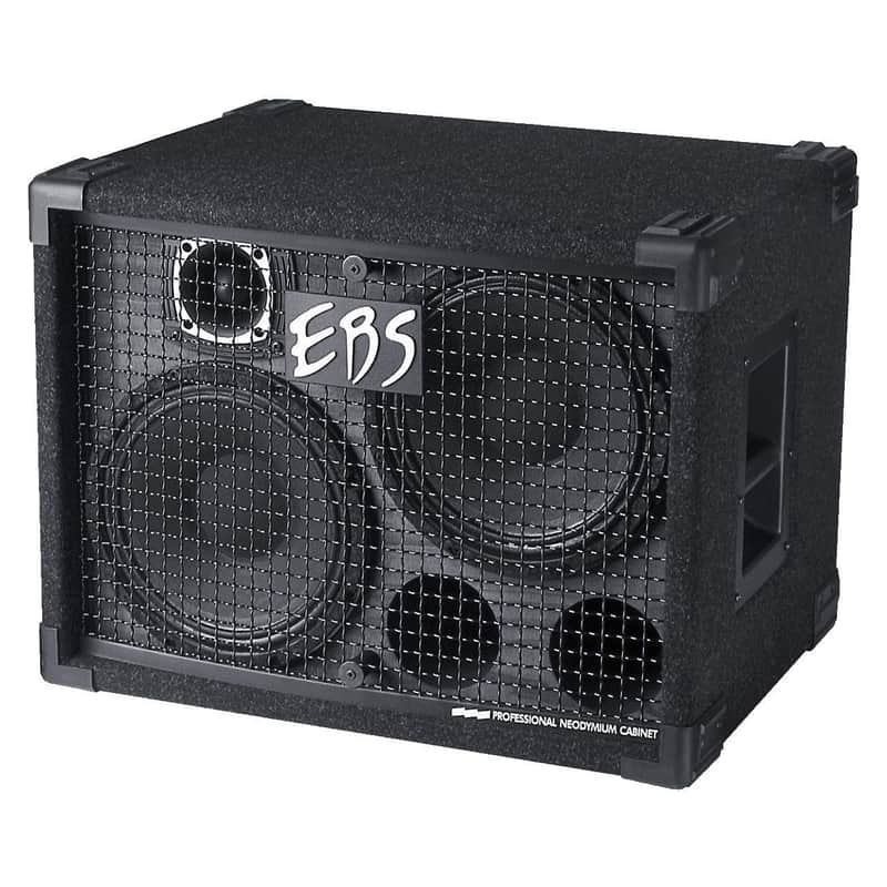 Used EBS NeoLine 2x10 Bass Cab, Black image 1