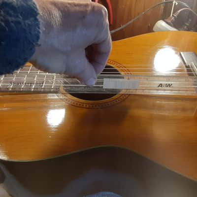 Vintage Val Dez Classical Guitar Truss Rod 1969 Finland image 18