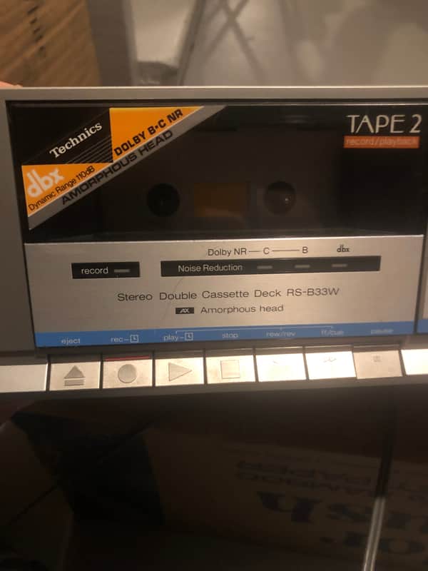 Technics RS-B33W-SM 1980s Silver image 1