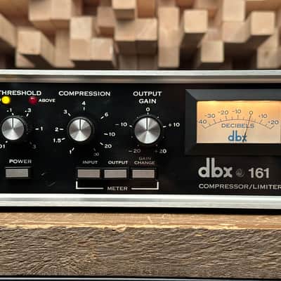 dbx 161 Compressor / Limiter. DBX161. Same as DBX160 VU 160. Rack ears. Great! image 2