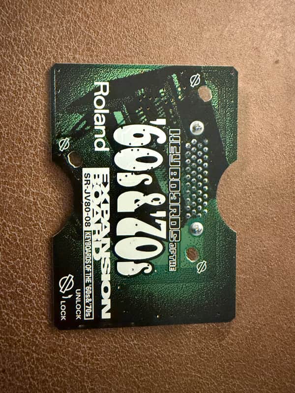 Roland SR-JV80-08 Keyboards Of The '60s & '70s Expansion Board 1990s - Green image 1