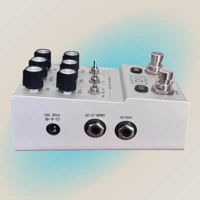 Walrus Audio Mako D1 High Fidelity Echo Machine Effect Pedal - Silver image 3