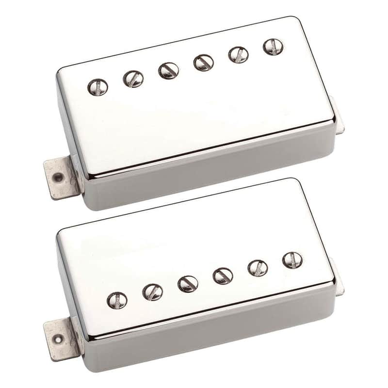 Bare Knuckle Riff Raff Humbucker Pickup Set 50mm Nickel Covers image 1
