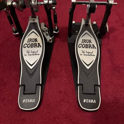 Tama HP900PWN Iron Cobra 900 Series Power Glide Double Bass Drum Pedal Black/Chrome image 11