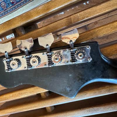Kent Guyatone bass neck loaded MIJ 1960s - Black image 9