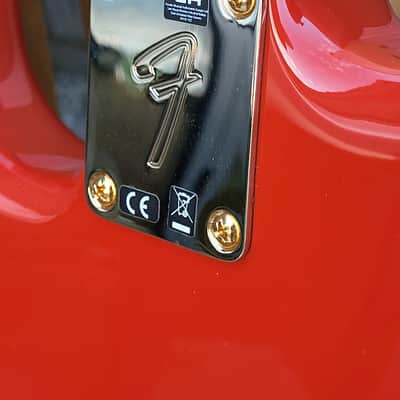 Fender FSR Tribute Stratocaster Fiesta Red (Limited Edition) Electric Guitar image 9