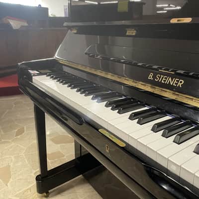 B.STEINER PIANOFORTE VERTICALE BS-121SP NERO LUCIDO image 2