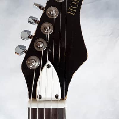 Harmony Holiday Model 1478, Rare & Vintage, Made in USA, Solid Body Electric Guitar 1965 Red Burst image 17