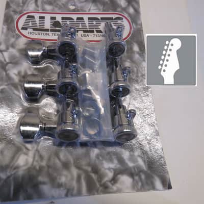 Gotoh Locking 6-in-Line tuners chrome image 1