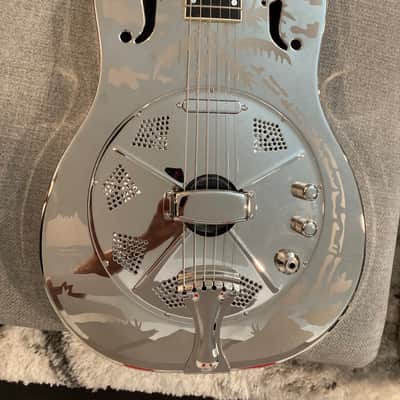 National Style O 12-Fret Brass Body Nickel Plated Finish image 5