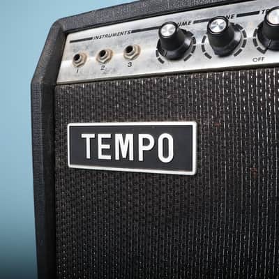 Vintage 1960's Tempo Vintage Guitar Amp Made in Japan image 7