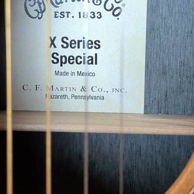 Martin & Co. X Series Special, Acoustic-Electric - Natural image 7