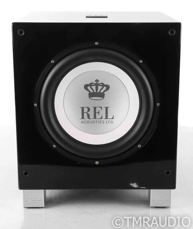 REL T/9i 10" Powered Subwoofer; T9-i; Gloss Black image 1