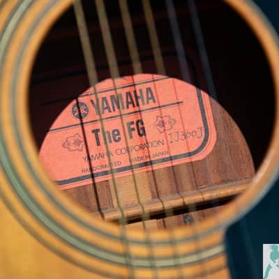 Yamaha  The FG Dreadnought Acoustic - 1992 - w OHSC - Natural - Only 40 Made - PRO SET-UP! - JAPAN image 3