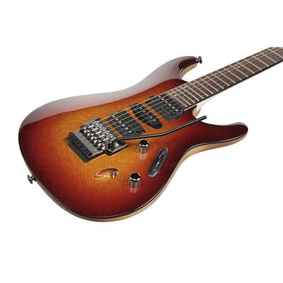 Ibanez S Prestige 6str Electric Guitar w/Case - Sunset BUrstS Prestige 6str Electric Guitar w/Case - Sunset BUrst image 6