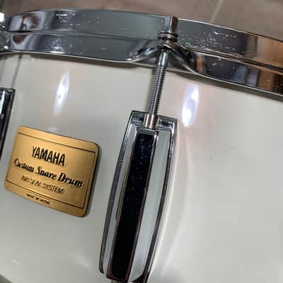 Yamaha RSD-086 Rock Tour Custom Snare Drum 6.5x14 90s - Stage White Lacquer image 11