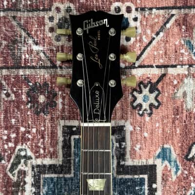 1972 Gibson Les Paul Deluxe Goldtop W/ Factory Humbuckers Vintage Electric Guitar W/ Embossed Patent # Sticker Pickups! image 11