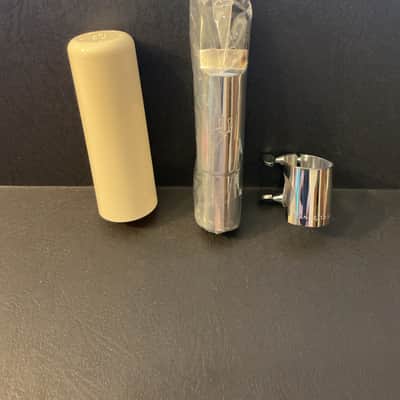 Yanagisawa Metal No. 5 Bb Tenor Saxophone Mouthpiece Y27055 - Silver Plate image 1