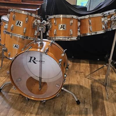 Rogers XP8 8/12/13/14/16/18/24 Maple Drum Kit Set in Natural Gloss image 1