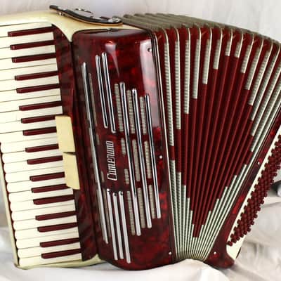 7955 - Candy Stripe Camerano Piano Accordion LM 41 120 image 1