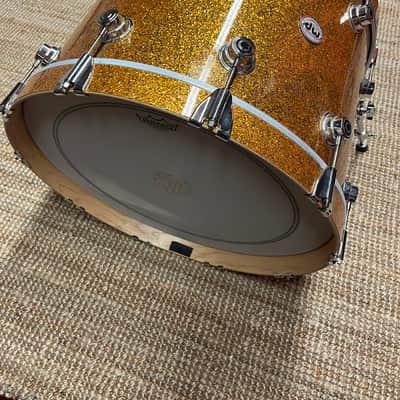 DW Collector’s Series Bass Drum 22x16 2023 - Burnt Orange Glass image 3