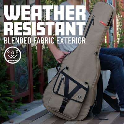 Gator Cases - GT-ACOUSTIC-BLK - Transit Acoustic Guitar Bag; Charcoal image 6
