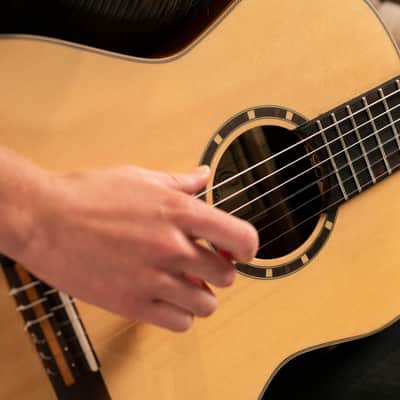 Ortega R121-3/4 Family Series Spruce Top Mahogany Neck 3/4 Size Nylon 6-String Classical Acoustic Guitar w/Gig Bag image 17
