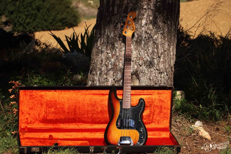Fender Precision Bass Rosewood Fretboard 1977 | Sunburst image 1