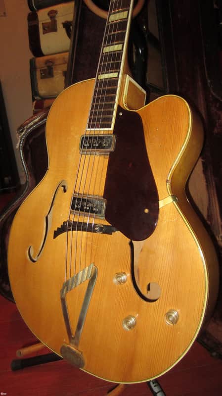 Vintage 1953 Gretsch Model 5192 Electro II Cutaway Archtop w/ Original Hardshell Case image 1