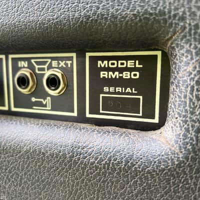 1970’s MTI Rotophaser RM-80 Portable Rotary Speaker Rig Incl. Orange Power Pedal & Custom Switch image 11